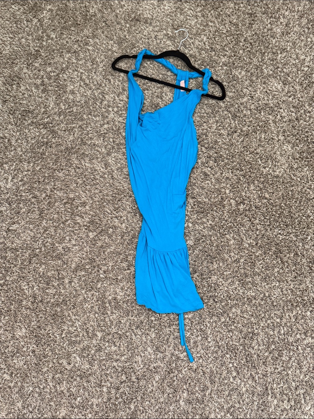Lani Bright Blue Backless Dress